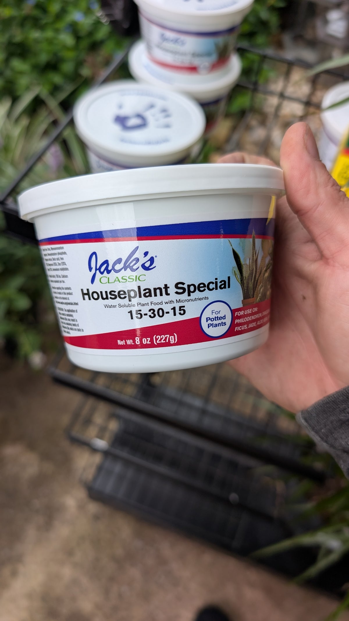 jack's house plant fertilizer Jack's Classic Houseplant Special 15-30-15 (8 oz) – Mikes Plant Place